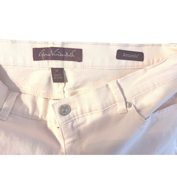 ✅3/$20/Sale-GLORIA VANDERBILT - NEW BLUSH ORIGINAL SLIMMING JEANS-Womens 16S - Picture 7 of 9